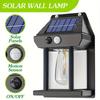 Solar Power Outdoor Wall Light, Waterproof Garden Lamp for Yard Fence Motion Sensor, Auto Illumination for Security & Decoration