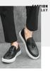 Men's Big Size Tassel Loafers: New European American Style Slip-on Leather Shoes for Formal and Casual Wear.
