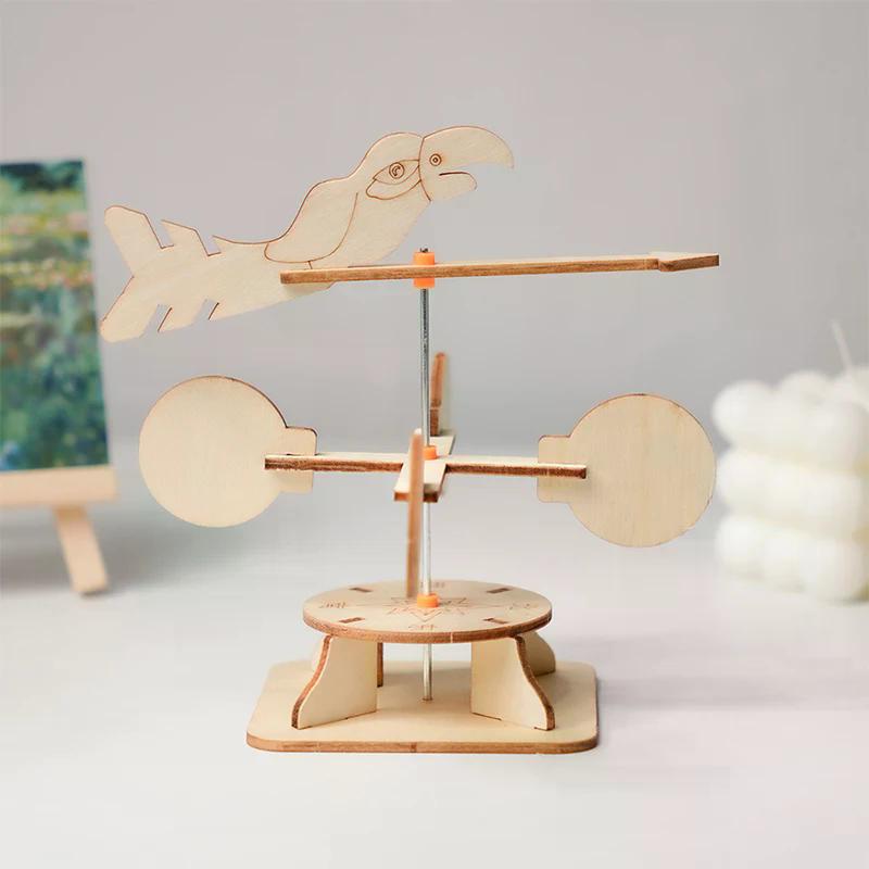 1 Set DIY Science Experiment Kit & Education Model DIY Wind Vane Toy Physics Science Toys For Children Gift