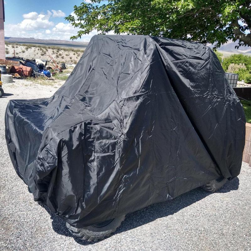 

Waterproof UTV Cover Anti-UV 210D Oxford Cloth Utility Vehicle Storage Cover for Polaris Ranger Yamaha Can-Am Kawasaki XL XXL XL- 290x150x190cm чёрный