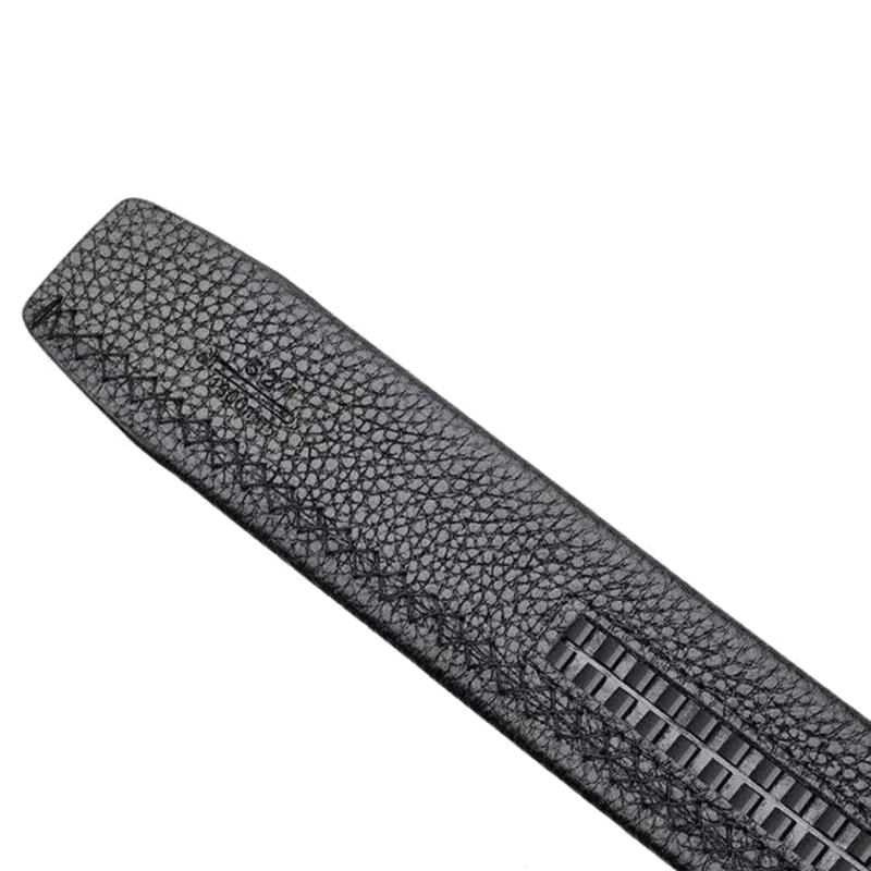 No Buckle Belt Leather Automatic Belt Leather Belt Without Buckle For Men Belt No Buckle Men Waistband Pant Belt
