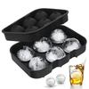 2/4/6 Bolletjes IJsbalvorm Voedselkwaliteit Siliconen IJsjesvorm Makkelijk Los te Maken IJsblokjesvorm Voor Cocktails Whiskey Koude Drankjes