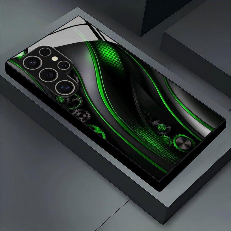Exquisite Luxury High-end PhoneCase Glass TPU PhoneCase for Samsung Galaxy S26 S25 S24 S23 S22 S21 FE,Ultra,Plus Dropresistant
