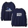 Women Men's Astro Bot Print Hoodies Round Neck Hooded Sweatshirts Man Pullover Male Top Streetwear Outdoor Tracksuit