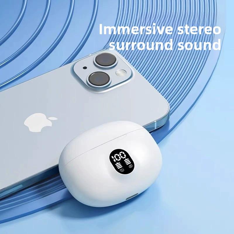 Auriculares inalámbricos Bluetooth TWS con cancelación de ruido y batería de larga duración
