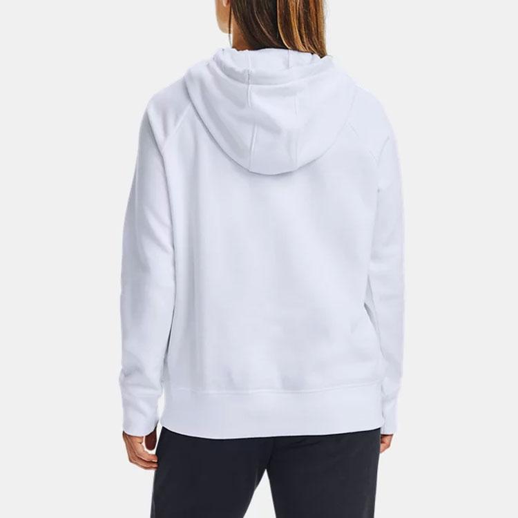Under Armour Casual Training Hoodie Women Hoodies White 1356318-100