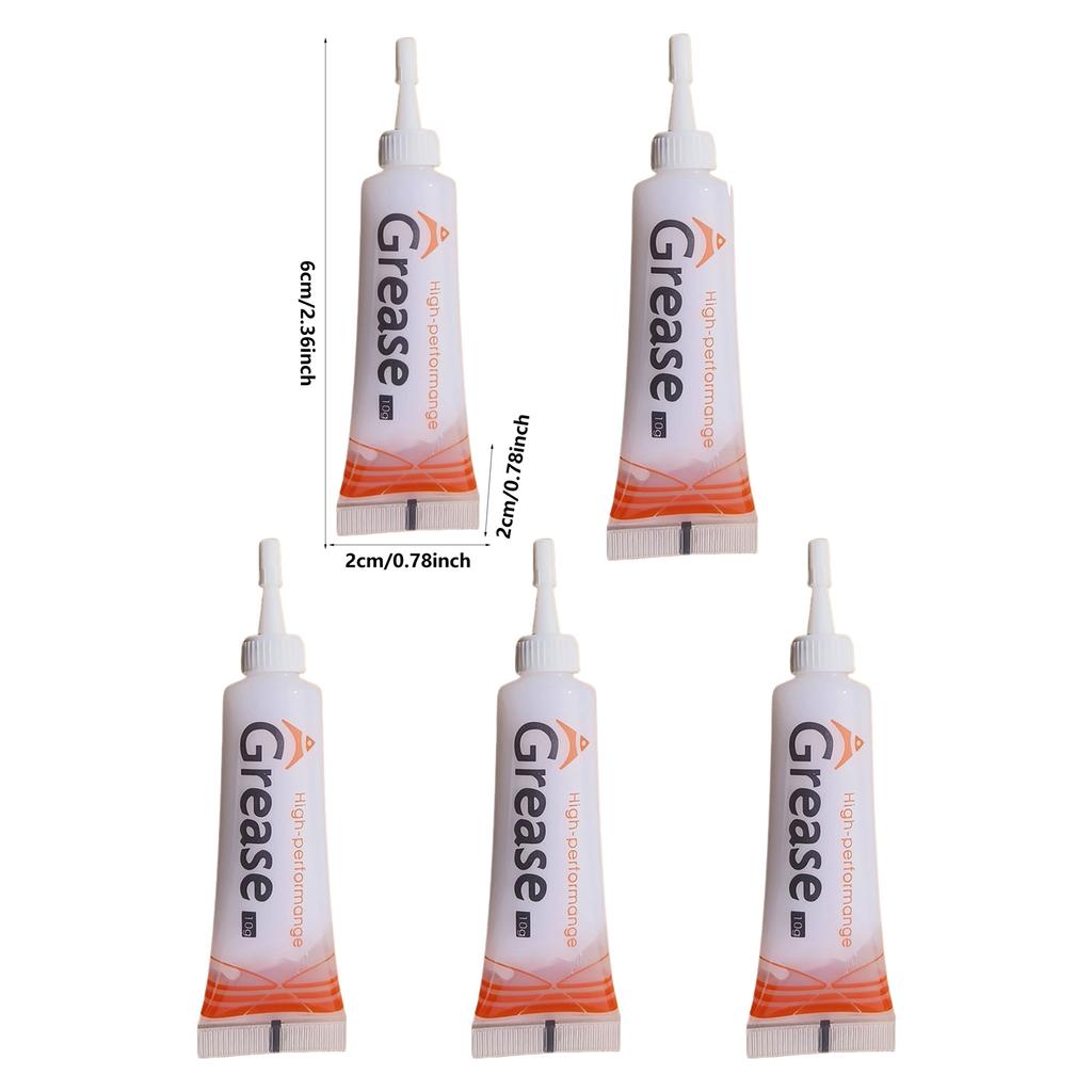 Multifunctional Grease Oil Zipper Lubricant For Clothes 5pc Lubricant Tube Lubricating Grease Lock Core Lubrication Repair Stuck