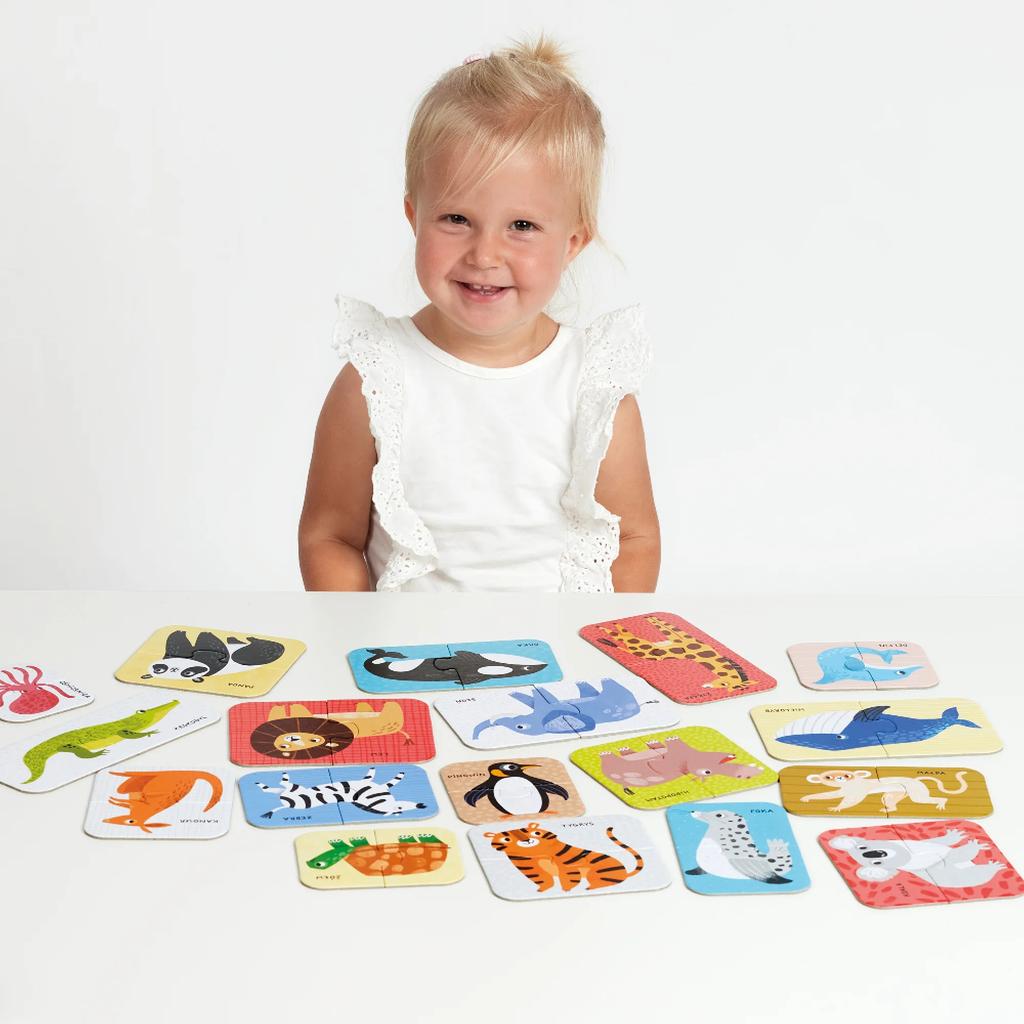 Puzzle Pairs. Wild Animals