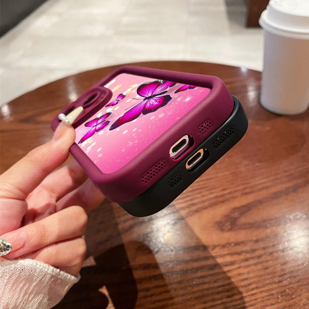 Angel Eye TPU Soft Phone Case for Samsung A05 A04 A10 A30 A13 A23 A53 A14 A24 A34 A54 A15 A25 A35 A55 S20 S23 FE S24 Ultra Ae66 Butterfly flower Cute