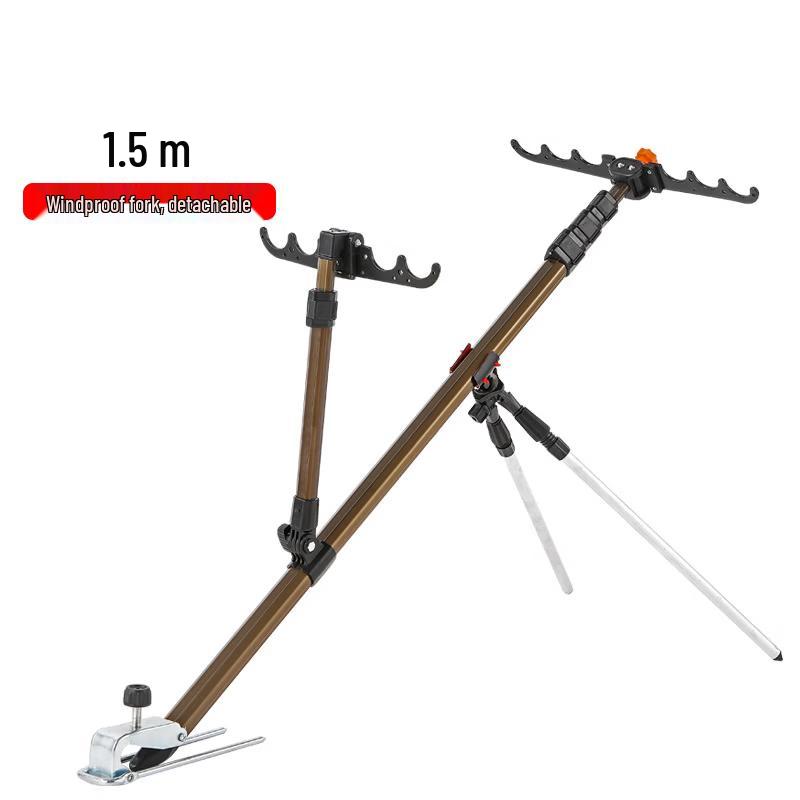Brangdy Aluminum Alloy Fishing Rod Holder 1.5m