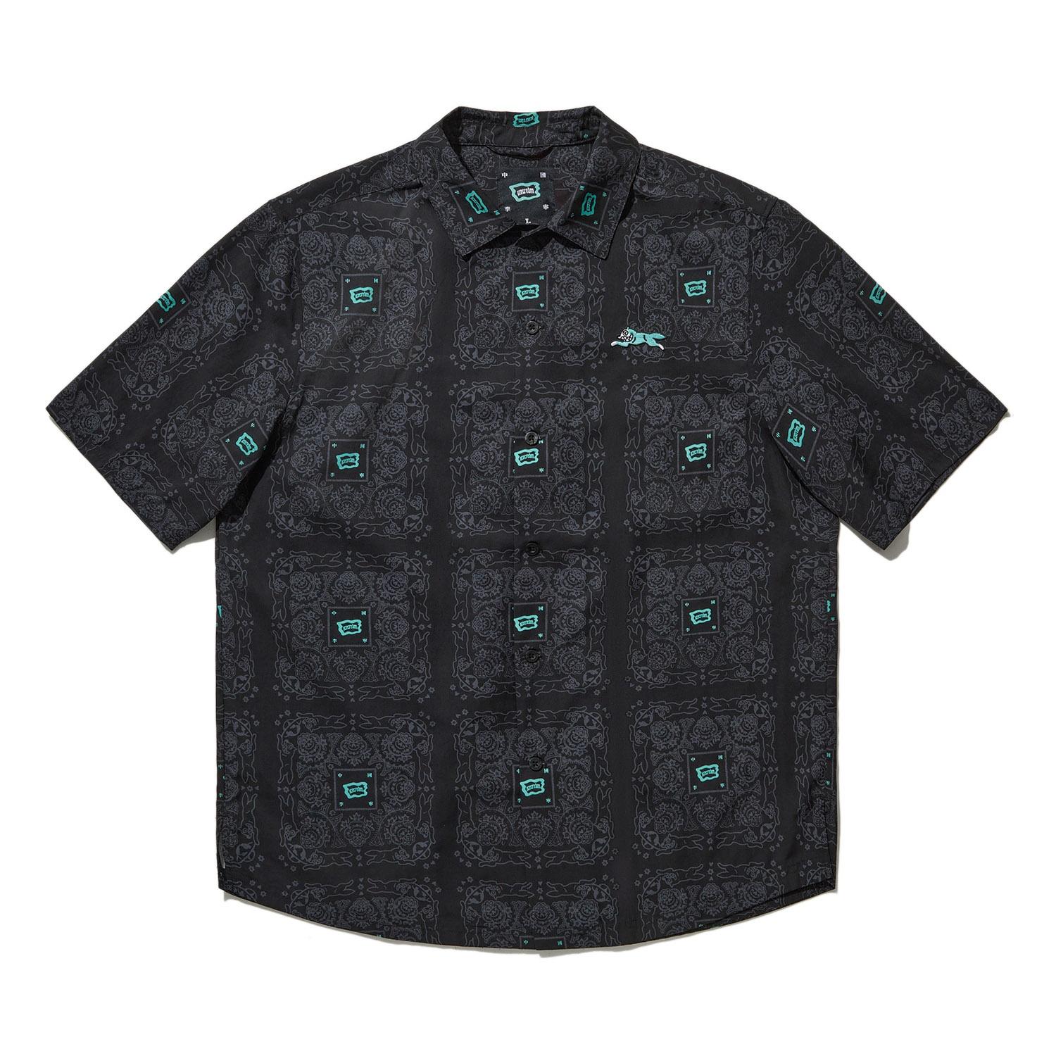 Li-Ning x BBC ICECREAM All-Over Print Shirt  Black  Men s ASHU499-1 XL