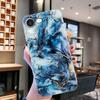 For iPhone 16e Case Marble Pattern Painted TPU Phone Back Cover