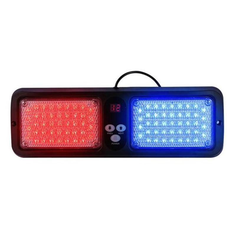 Emergency Strobe Lamps LED Flashing Lights for Truck Car Vehicle Waterproof Warning light Universal Sun Visor 12 Modes