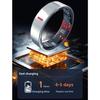Smart ring monitors heart rate, blood oxygen, blood pressure, blood sugar, sleep, HRV health, step counting,  dad's gift, Valentine's Day gift