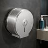 Brushed Finish Toilet Paper Dispenser 9 Inch Roll Jumbo Roll Dispenser  For Commercial Use