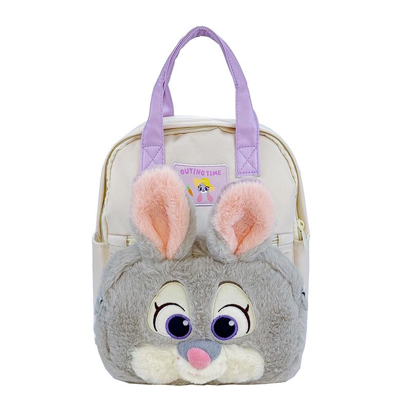 Zootopia Cute and Versatile Backpack, Large Capacity Plush Toy Backpack 0180 CLE