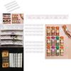 4pcs Clip N Store Home Kitchen Stick Spice Wall Rack Storage Grippe Organizer
