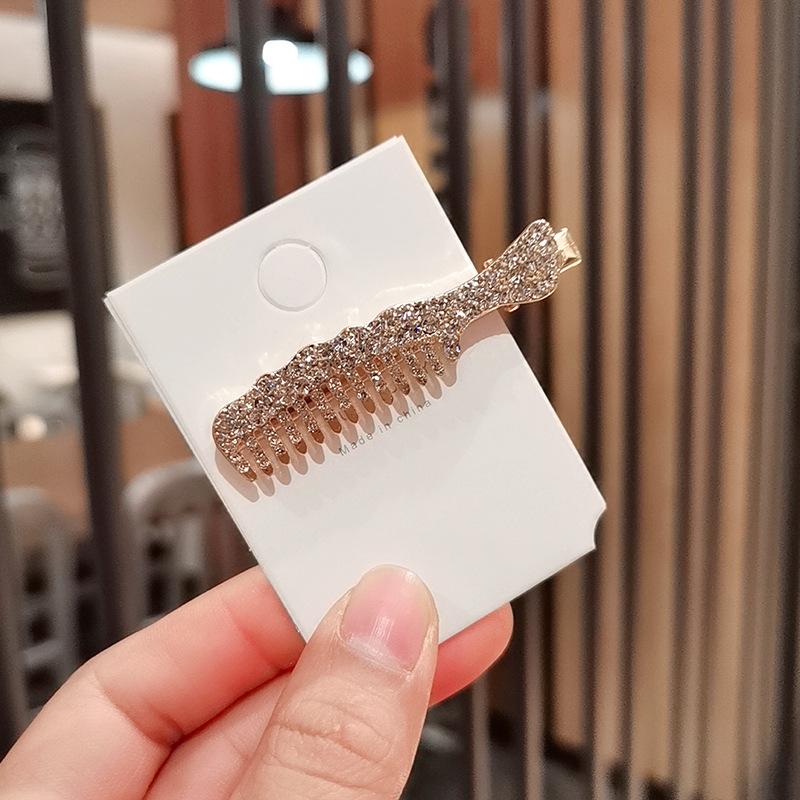 Hanfu style ancien couvre-chef ventilateur pince à cheveux perle frange canard bec pince côté pince cheveux fée disque pince amour pince à cheveux