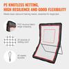 Lacrosse Rebounder for Backyard, 5x7 Ft Volleyball Bounce Back Net, Pitchback Throwback Baseball Softball Return Training Screen, Adjustable Angle