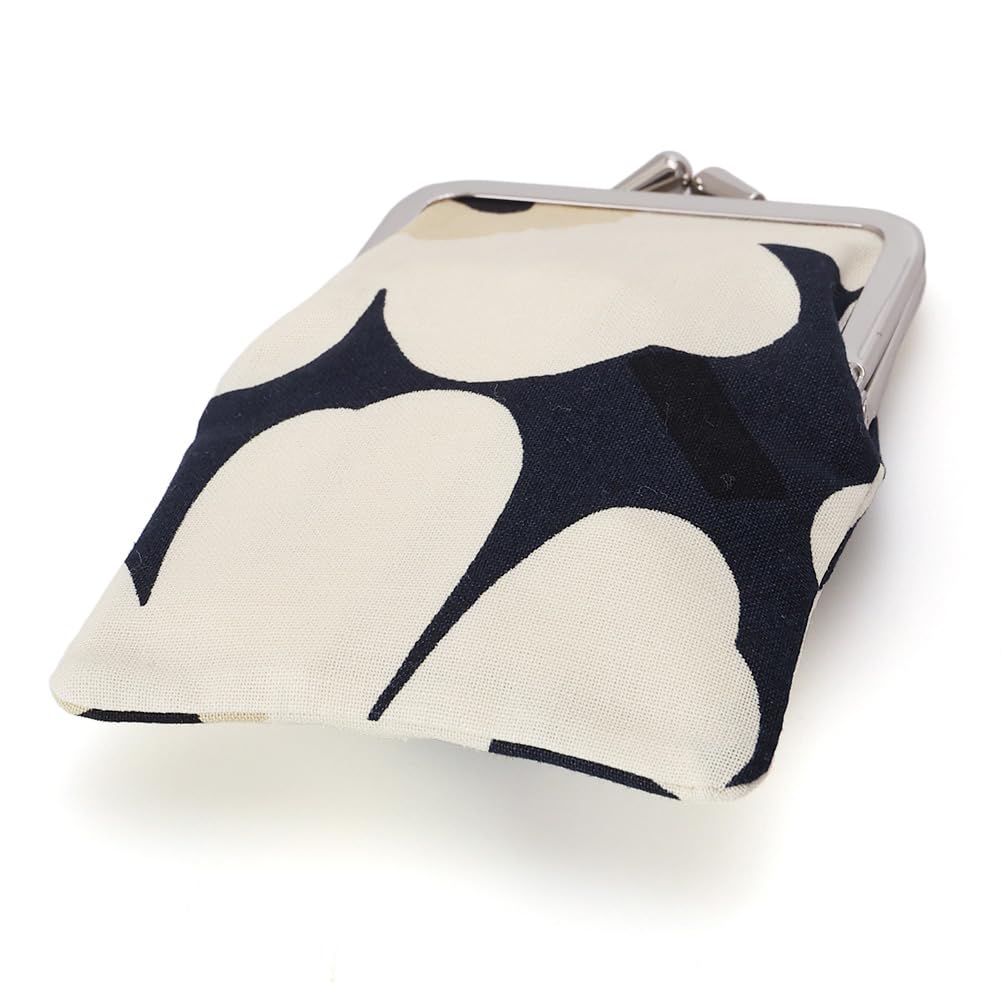 Marimekko Mini Unikko Corti Cuccaro Cosmetic Pouch for Women, Nordic Cotton, Midnight Blue, 74531 518 [Used]