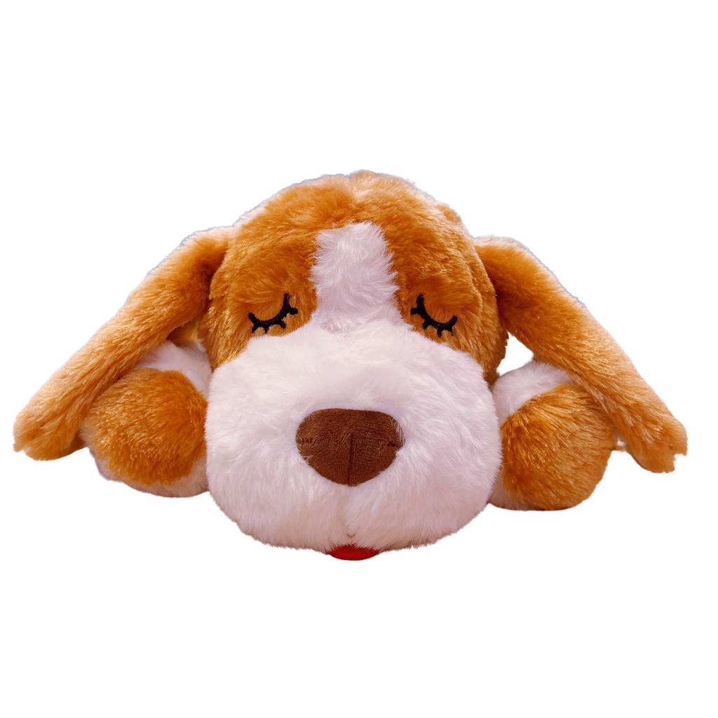 Puppy Toys with Heartbeat Dog Toys, Pet Separation Stress Soft Plush Relief and Calming Sleep Partner Behavior Aid Toys
