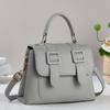 Small Square Pu Handbag With Multiple Inner Compartments For Everyday Use