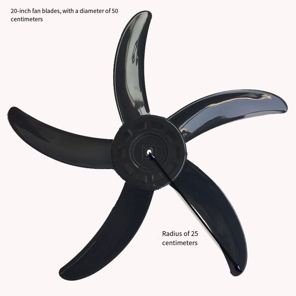 

20-дюймовый вентилятор 5 лопастей Легкий и прочный