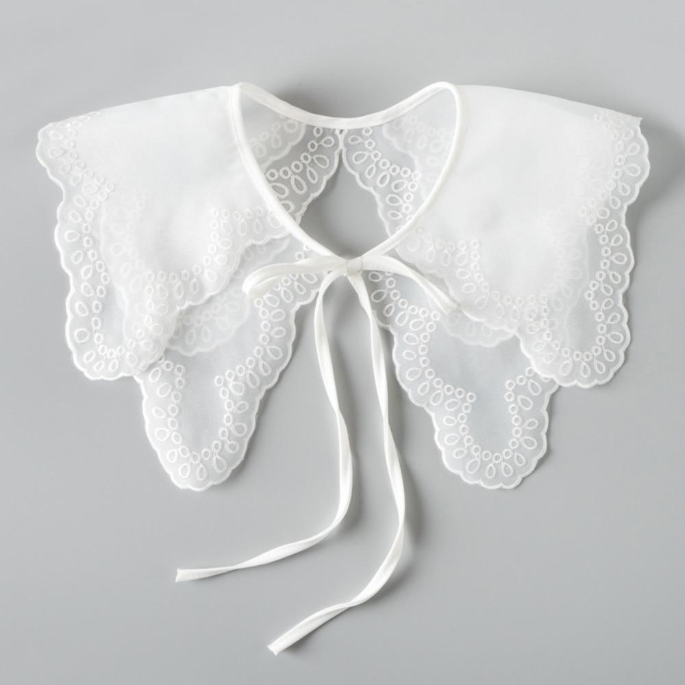 Lace Floral Fake Collar Detachable Decoration Collar False Collar  Shirts/Sweater/Dress Accessory