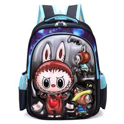 School Bag Cartoon Animation Primary School Students 15-inch 3D Shell Large Capacity Ultra-light Children's Backpack