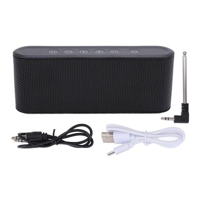 Bluetooth-Lautsprecher mit Radio HiFi Stereo Bass Subwoofer Tragbare Dual-Wireless-Lautsprecher für Zuhause
