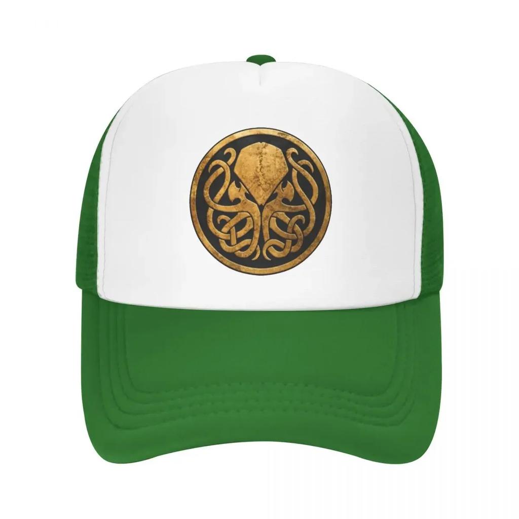 Custom Call Of Cthulhu Lovecraft Baseball Cap Women Unisex Breathable Trucker Hat Outdoor Snapback Hats