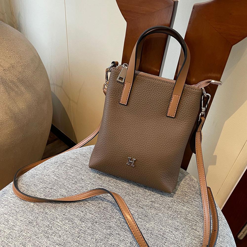 

2025 Новые маленькие женские сумки через плечо из натуральной кожи, сумка из первого слоя коровьей кожи, сумка через плечо, роскошный двухцветный кошелек хаки