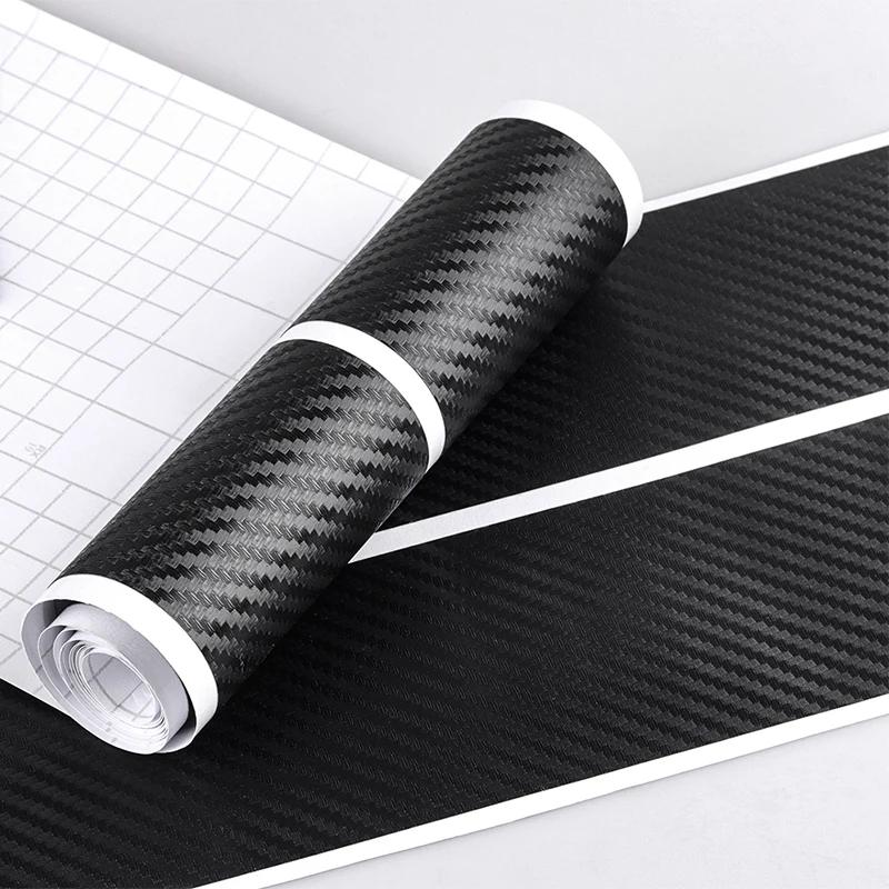 BBKP7 Leather Car Door Decals Carbon Fiber Threshold Anti Scratch For BMW X1 X2 X3 X5 X4 X6 X7 iX3 F20 F10 F07 E70 E46 E90 E92 E60 E39