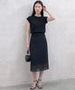 KIMDOH Arlo Ribbed Round Cap Top Black