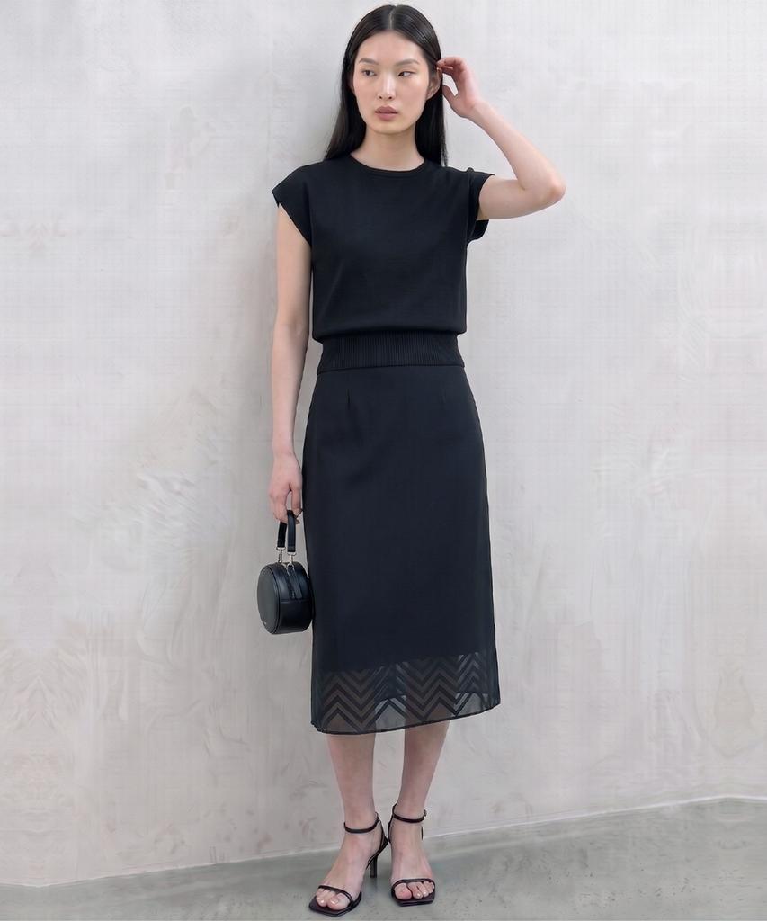 KIMDOH Arlo Ribbed Round Cap Top Black
