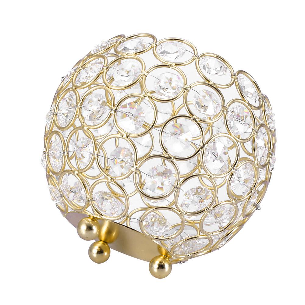 Tea Light Candle Holder Hollow Crystal Design Stylish Candle Holders for Table Centerpieces Wedding Home Decoration