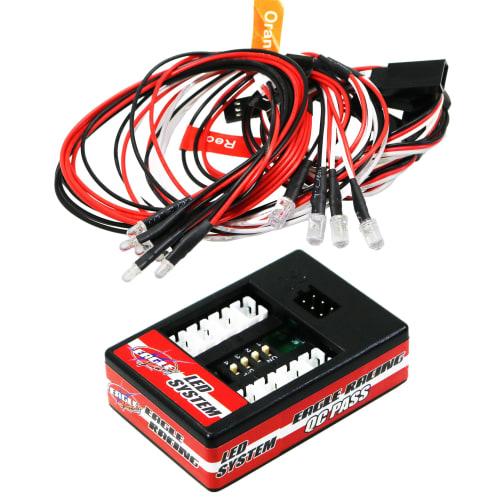 Eagle Drift LED Light System (with Flash Circuit): Eagle Model #LED-06H for 1/10 Scale Cars
