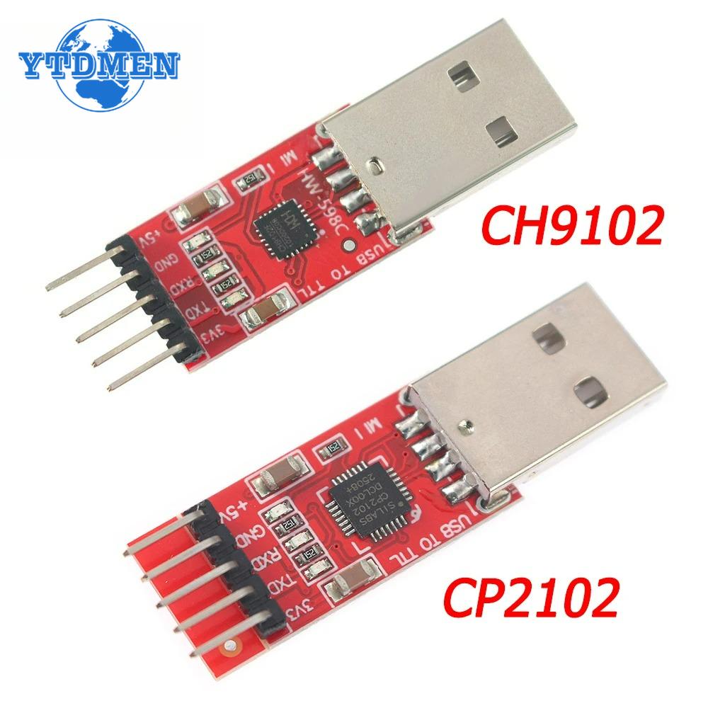 

Модуль CP2102 USB до TTL послідовний UART STC модуль для завантаження CH9102 для Arduino CH9102