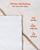 Indoor Plush Area Rugs, 2.44 X 3.05m Plush Carpet, Area Rugs Furry with Long Plushs Pile, Thick & Durable High-Pile Rug for High-Traffic Areas,