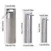 Outdoor Waterproofed Tube Camping Backpacking Container Lighter Holder for Kayaking Backpacking Gear