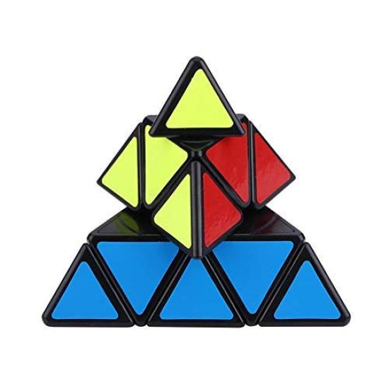 FAVNIC Trojboká kostka Magická věž Magická kostka Roztomilá Magická 3x3x3 Soutěž 3D puzzle Vzdělávací hračka Klasická (Edice MagicTower)