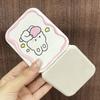 Cute Rabbit Folding Mirror – Portable Handheld Makeup Mirror with Comb for Women and Girls