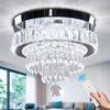 LED Chandelier Dimmable Chandelier Crystal Ceiling Light Modern Crystal Chandelier  Flush Mount Crystal Ceiling Light