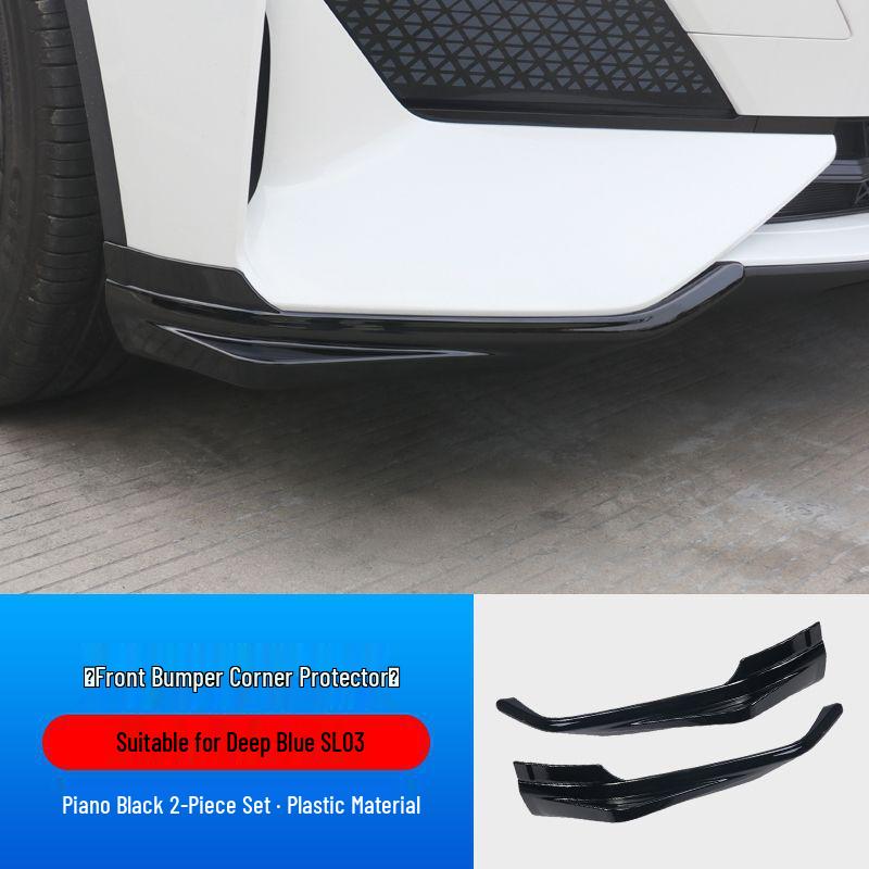 

Передній спойлер бампера та протиударна накладка для Changan Deepal SL03 (Чорний) Fits 2022-2025 Deepal SL03