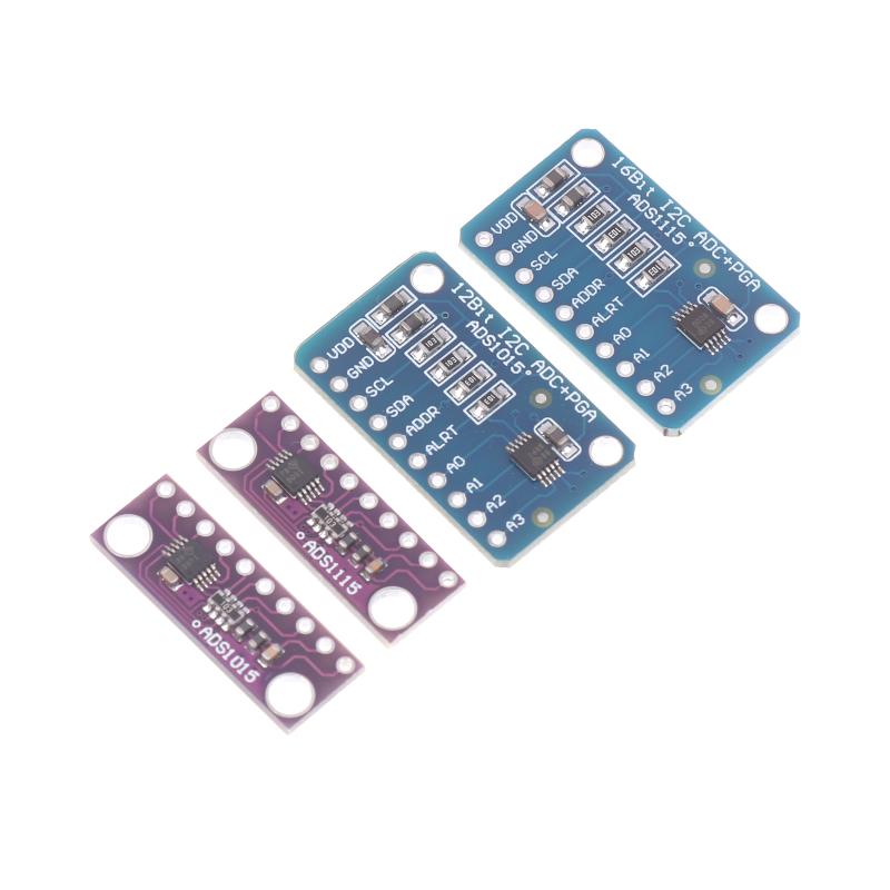 Ads1115 Ads1015 12/16 Bit I2C Modul Präzision 4-Kanal Entwicklungsplatine Mit Pro Gain Verstärker Für Arduino