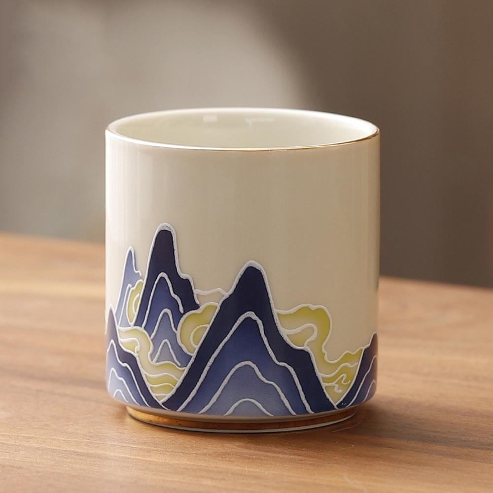 Chinese Retro Ceramic Teapot, Household Tea Infuser with Strainer, Restaurant Tea Kettle, China-Chic Style Ceramics Tea Set