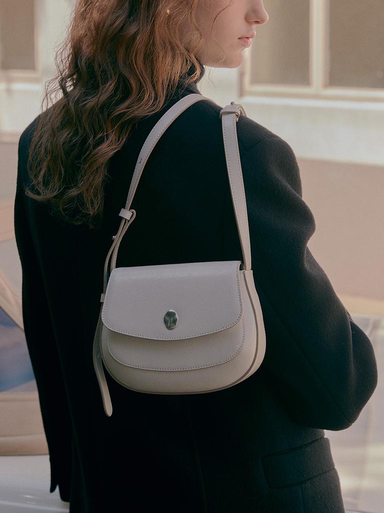 Ostkaka Kadel Mini Saddle Grey Beige