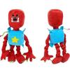 Novo Brinquedo Boxy Boo Desenho Animado Jogo Periférico Bonecas Robô Vermelho Bonecas de Pelúcia Preenchidas Presente de Feriado Bonecas de Coleção