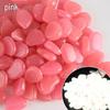 100 pcs Glowing Pebbles for Aquarium and Garden - 2cm Fluorescent Luminous Stones