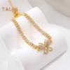 Women Anklet Double-layered Shiny Rhinestone Adjustable Length Butterfly Ankle Decoration Jewelry Party Beach Daily Ankle Chain Anniversary Birthday